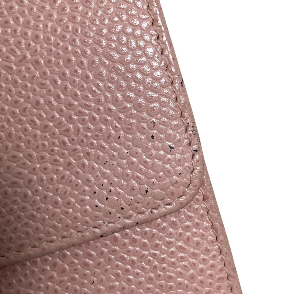 CHANEL Authentic Pink Caviar Leather Logo Wallet - Picture 12 of 12